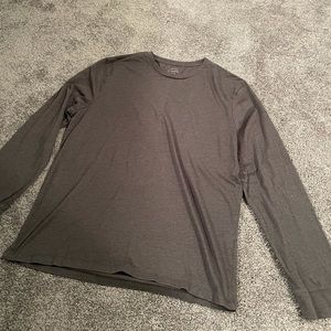 J Crew charcoal long sleeve t shirt